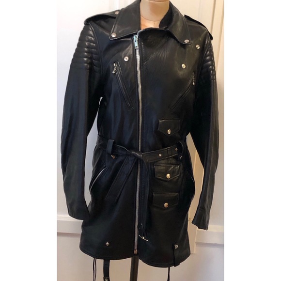 Comme des Garcon/Comme Des fous Vintage Leather Motorcycle Coat. - Picture 3 of 7